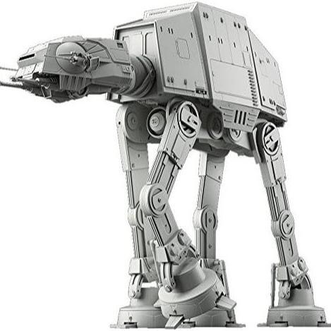 Bandai Hobby Star Wars 1/144 at-at Walker Building Kit, Multi (BAN214476), 8"