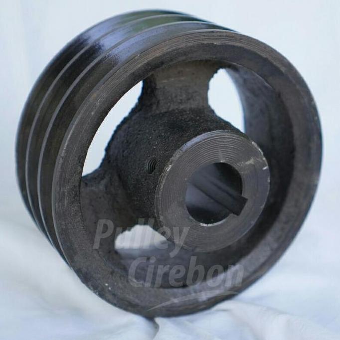 BEBAS ONGKIR - pulley puli jalur B3 - 8 inch Besi cor