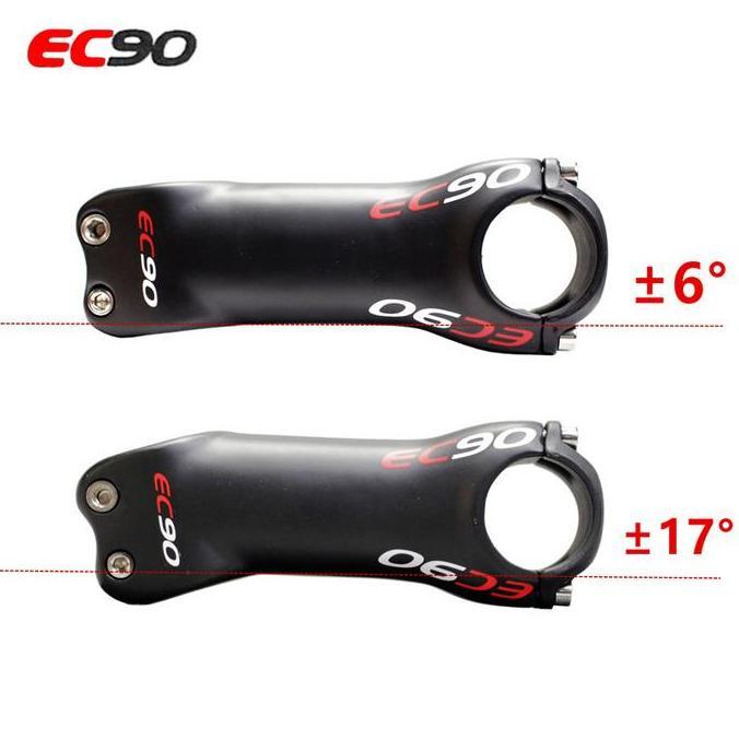 TERBARU - Stem EC90 Full Carbon Size 31.8mm 6 Derajat Stem Stang Handlebar Carbon Sepeda MTB Roadbik