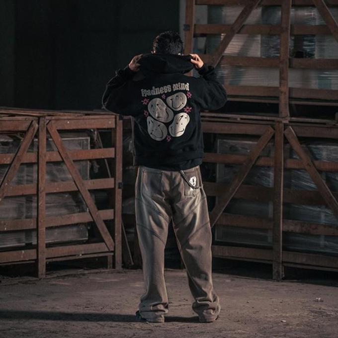 Pluviophile - Celana Baggy Jeans Wave - Madness Mind Series