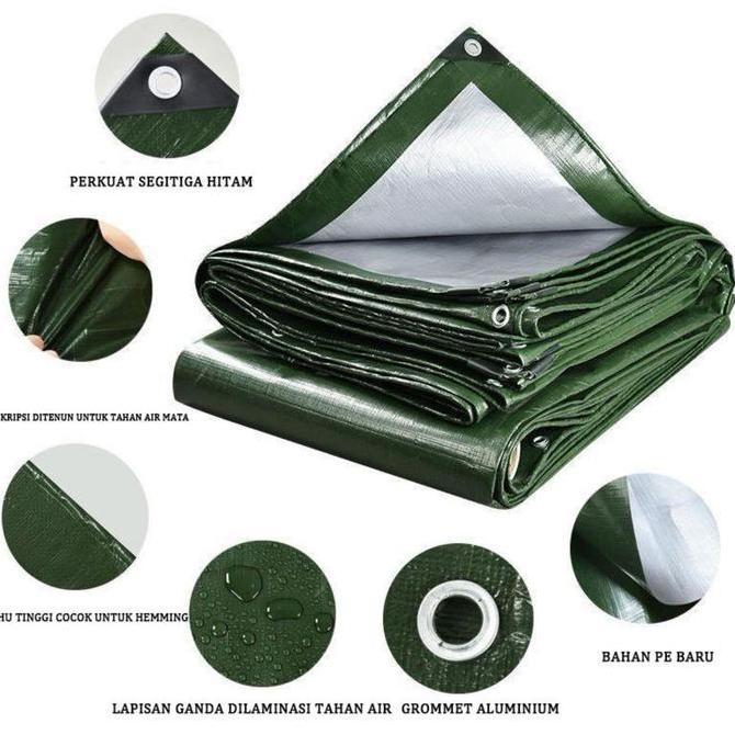 TERLARIS - Terpal Tenda Anti-UV Serbaguna Top Quality / UV Terpal/ Terpal Kain Lapis Karet Waterproo