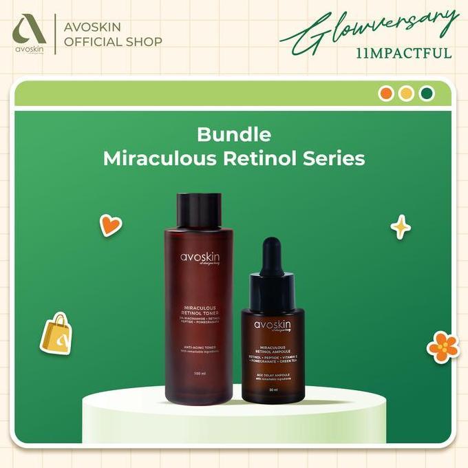 Paket Skincare-Avoskin Miraculous Retinol Series