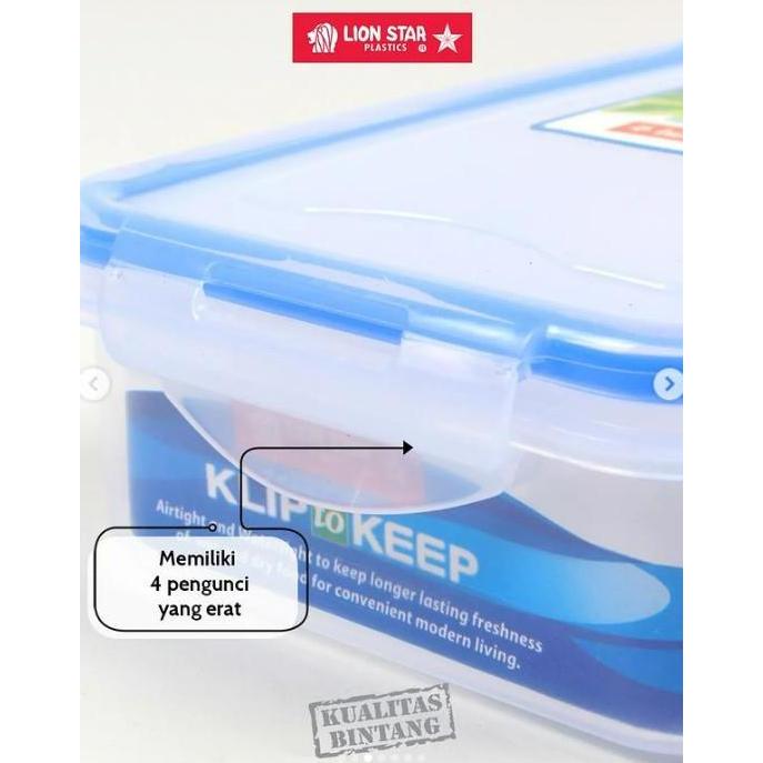 KLIP TO KEEP 3001 (150 ML) KP-86 Lion Star Kotak/Box/Wadah Bulat
