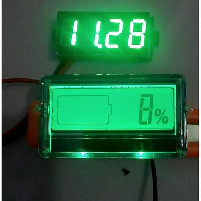 Waterproof Display LCD Battery Baterai Capacity Kapasitas Meter Tester