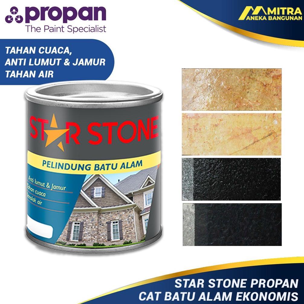 CAT PELINDUNG BATU ALAM STAR STONE / STAR STONE PROPAN / COATING PERNIS BATU / CAT DINDING BATU ALAM