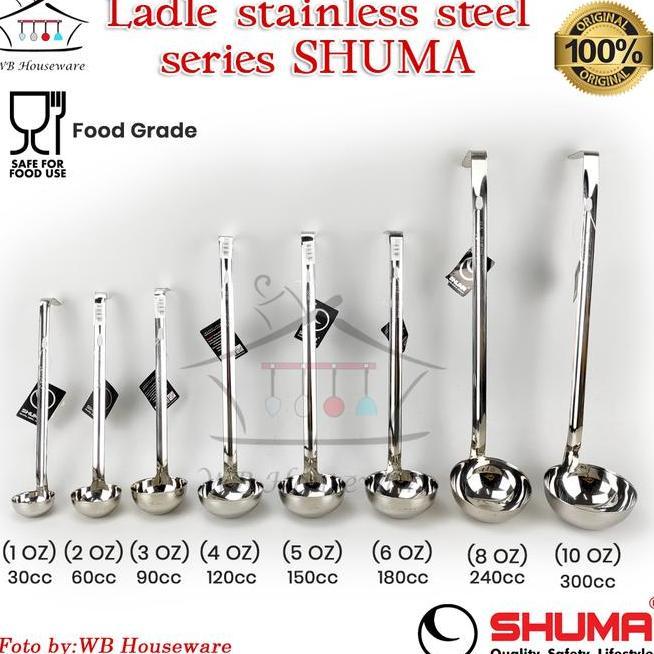 Shuma Soup Ladle Stainless Irus Bakso Sendok Soup Centong Stainless