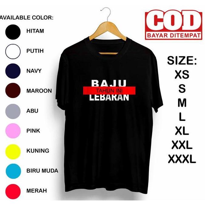 Kaos Gambar Full Print / Kaos Ramadhan / T-Shirt Ramadhan / T-Shirt Lebaran / KAOS LEBARAN TAHUN INI