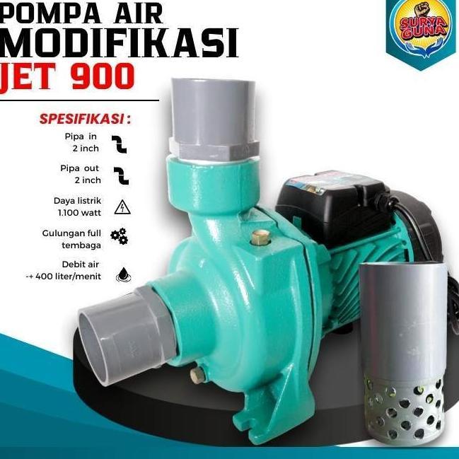 Pompa Modifikasi SURYA GUNA JET 900 Pompa air 2 dim Pompa Irigasi Tanaman