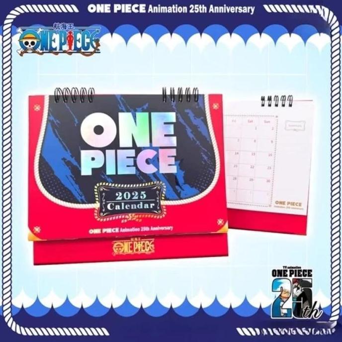 BEBAS ONGKIR - One Piece 2025 Calendar 25th Anniversary