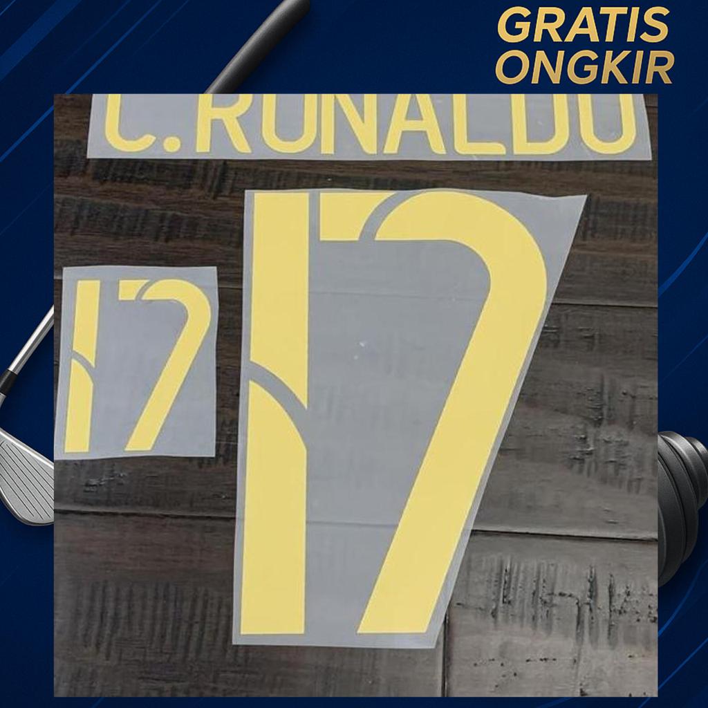 Nameset | Portugal Home 2006 [Ronaldo #7] Bahan Polyflex