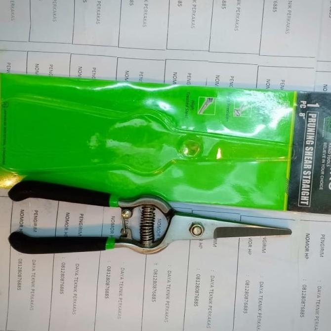 dt TEKIRO - GUNTING DAHAN LURUS 8" TEKIRO - GUNTING BONGSAI - GUNTING