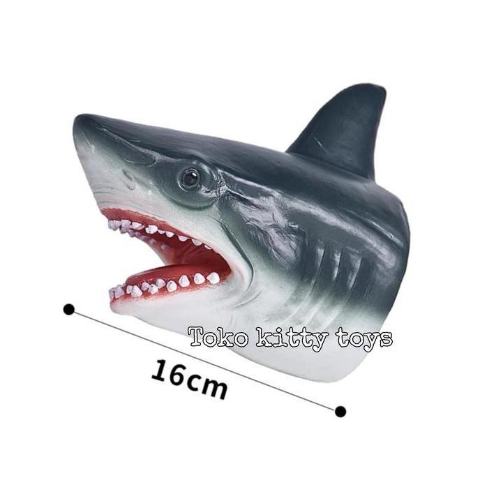 BONEKA TANGAN KEPALA HIU IKAN NEW CANNA