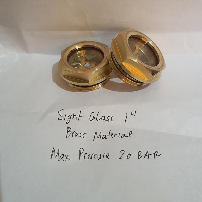 BEBAS ONGKIR - Sight Glass Oil Sight Glass 1inch - 1"