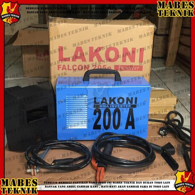 Terjangkau Mesin Las Listrik Lakoni Falcon 205 E / 205E - Trafo Las 1300Watt 200A