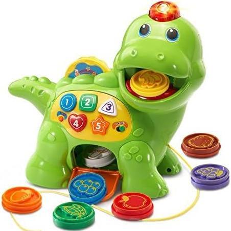BEST SELLER VTech Chomp & Count Dino Hijau, Mainan Edukatif Bayi