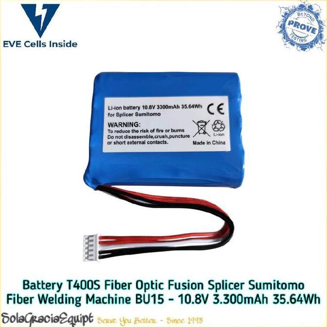 Spesial Batre / Baterai / Battery Sumitomo T-400S / T400S Fiber Optic Fusion Splicer - 10.8V 3.300Ma