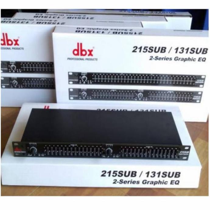 Equalizer Dbx215/131 Output Sub Grade A Dbx 215/131 Sub Dus Putih Promo