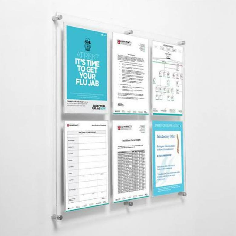 Frame Poster Iklan Akrilik A2