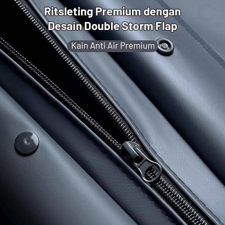 Naylagrossir Zacro Jas Hujan Pria Dan Wanita Tahan Air/Hujan Super Kuat Pelindung Wajah Definisi Tin