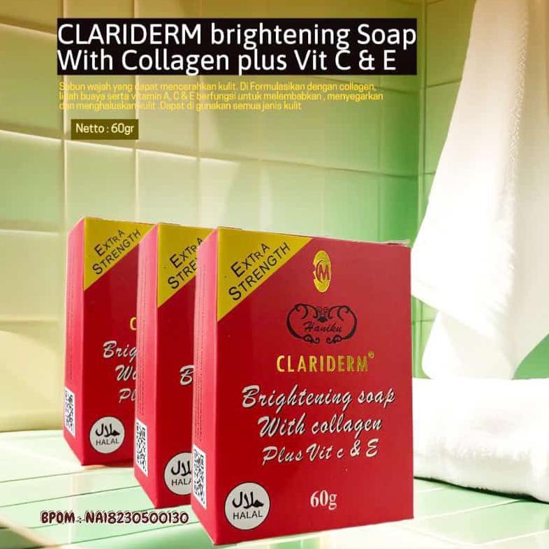 ( perlusin ) Sabun Batang clariderm bpom original / sabun clariderm