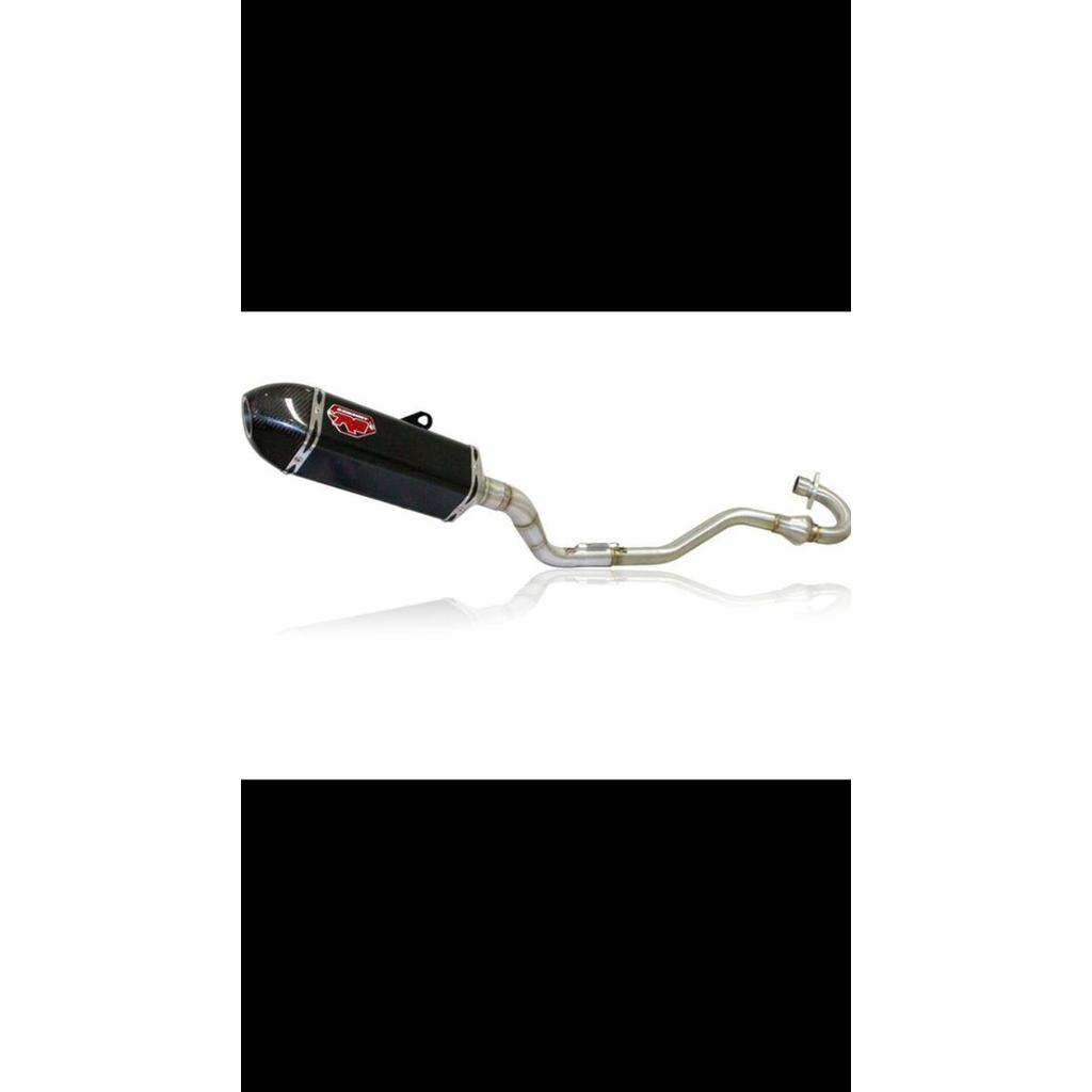 Knalpot R9 Honda CRF 150 L MGX Black Series Terlaris