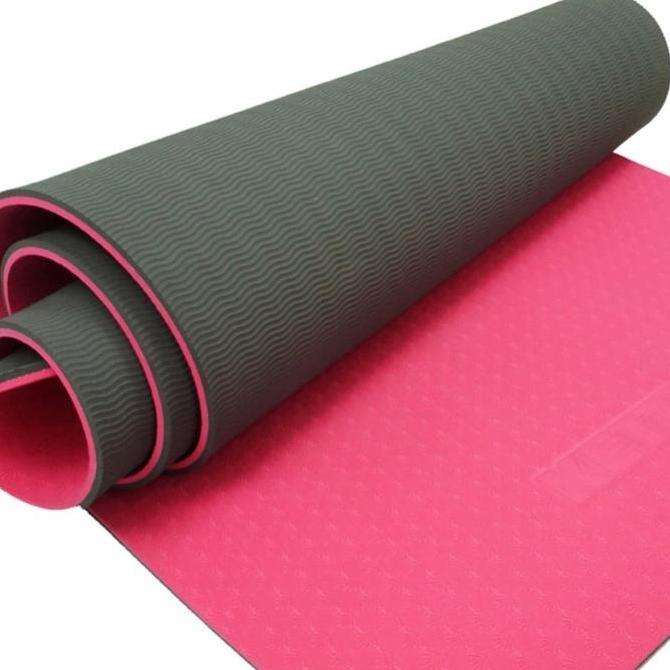 KETTLER YOGA MAT TPE PREMIUM 8 MM PINK ANTI-SLIP MATRAS KARPET YOGA
