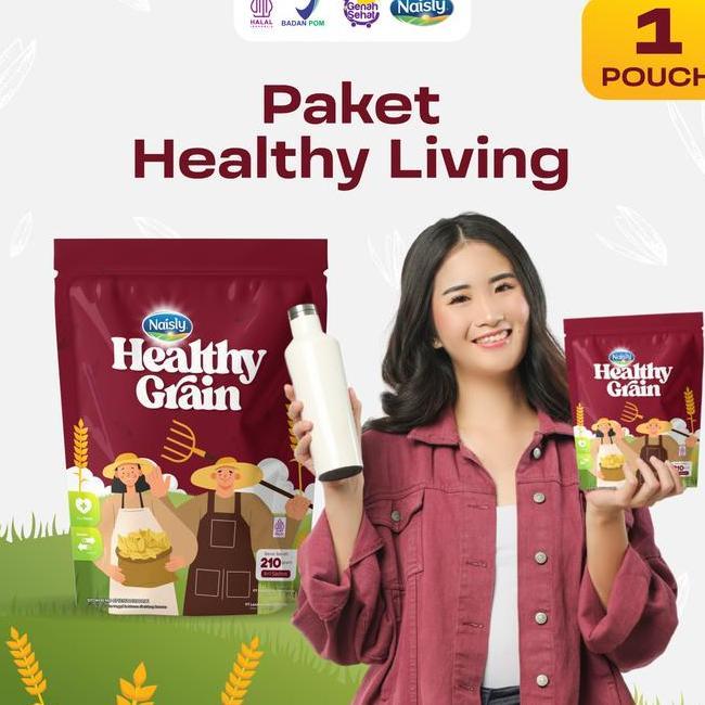 Healthygrain Hh Fiber 1 Pouch Oatmeal Sehat Tinggi Serat Food Granola