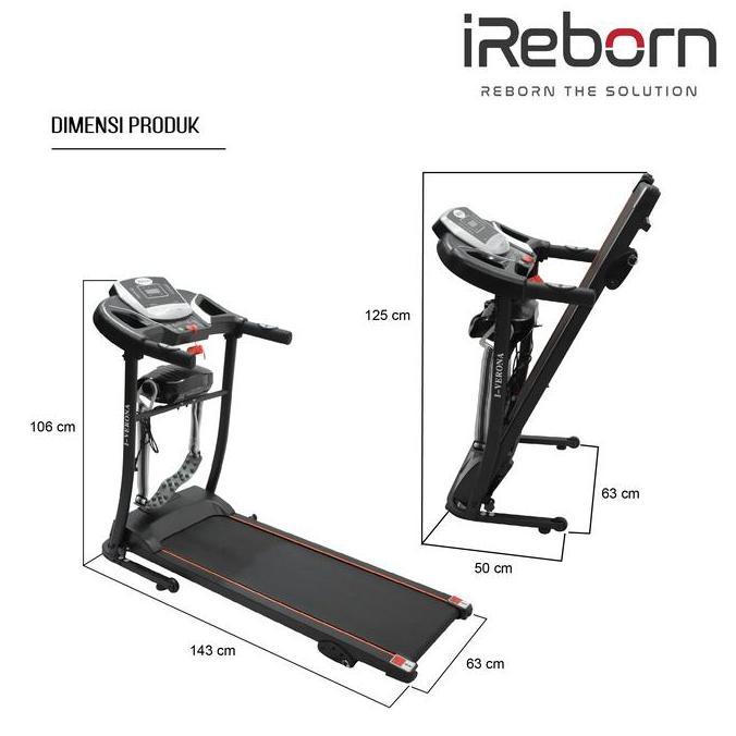 Alat Fitness Treadmill IReborn I-Verona