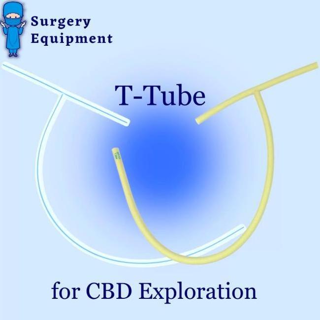 T-Tube Drainage Tube Disposable Latex & Silicone