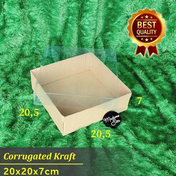 BOX MIKA - DUS KUE - KOTAK - KARDUS 20x20x7