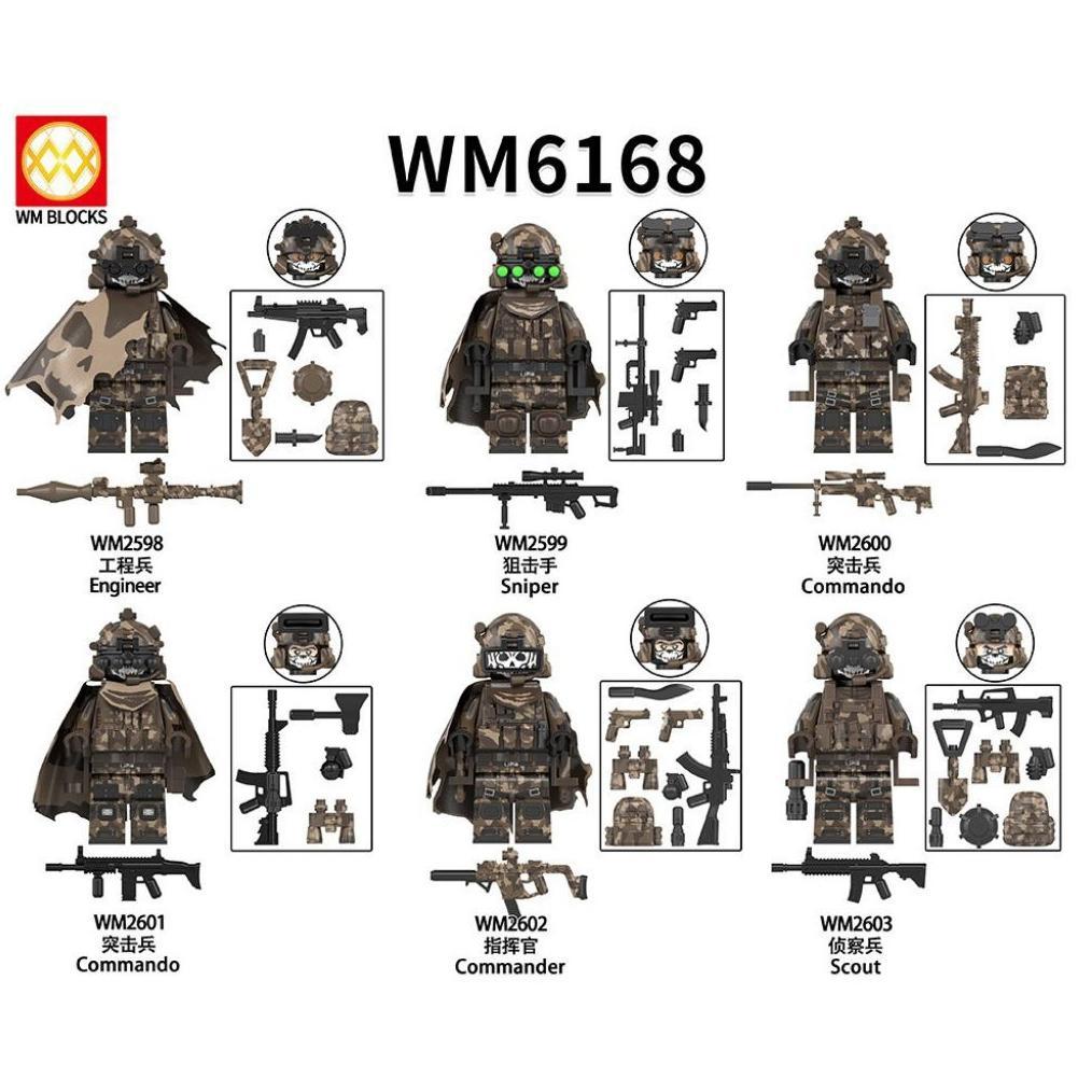 Gavanazz - Action Figure Army Militer Engineer Sniper Commando Scout WM6168 Koleksi
