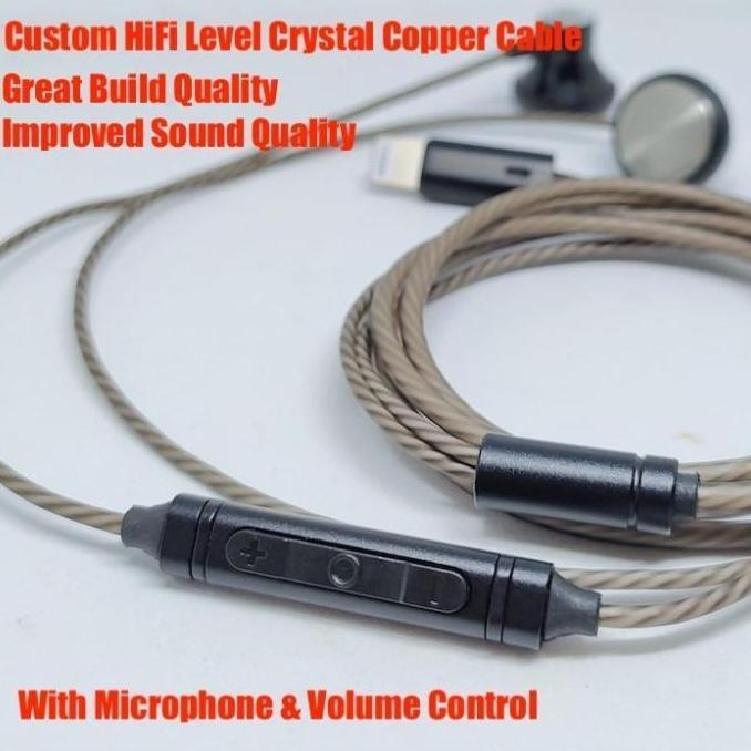 MFI Certified Custom Earphone For HiFi Headset Superior Sound