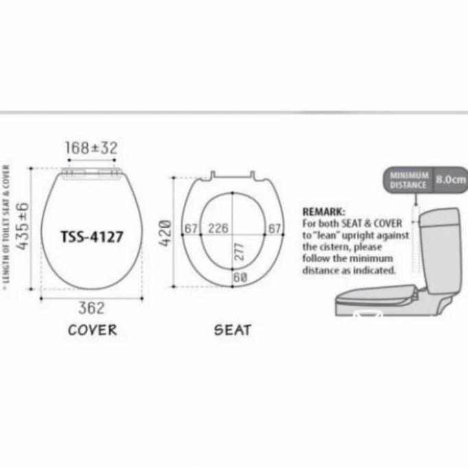 Tutup Kloset. Dudukkan WC. Tutup WC. Dudukkan Kloset murah