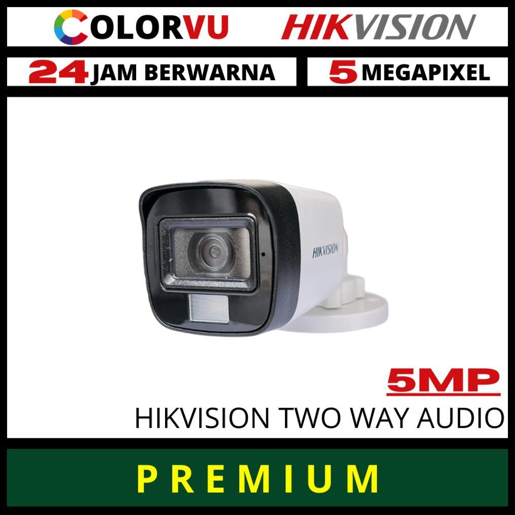 CCTV HIKVISION COLORVU 5MP OUTDOOR - TWO WAY AUDIO KAMERA CCTV