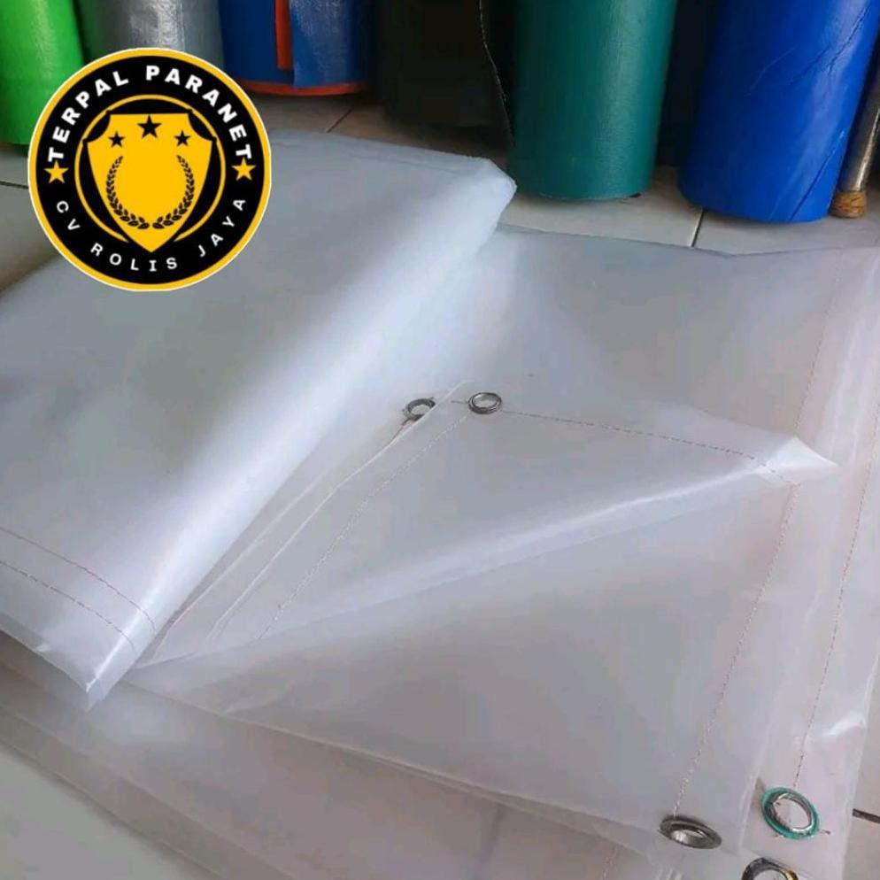 Bisa Cod Terpal Plastik Bening Uv 200 Micron 3X3 3X4 3X5 3X6 3X7 3X8 3X9 3X10 Plastik Uv Bening Tran