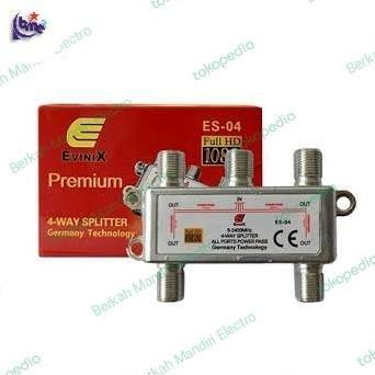 Splitter TV Digital 4 Way - Splitter TV 4 Way - Splitter Skyview 4 Way