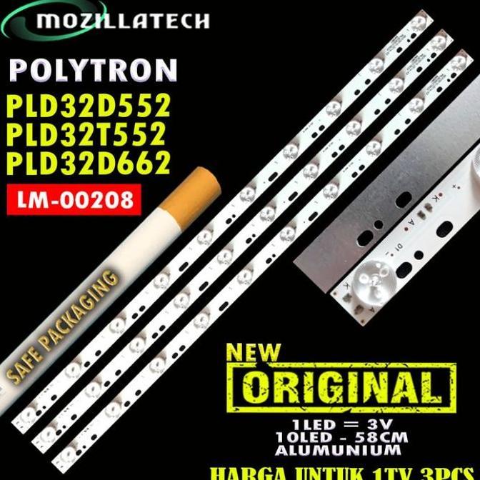 BACKLIGHT TV LED POLYTRON PLD32D552 PLD32T552 PLD32D662 32D552 32T552 32D662