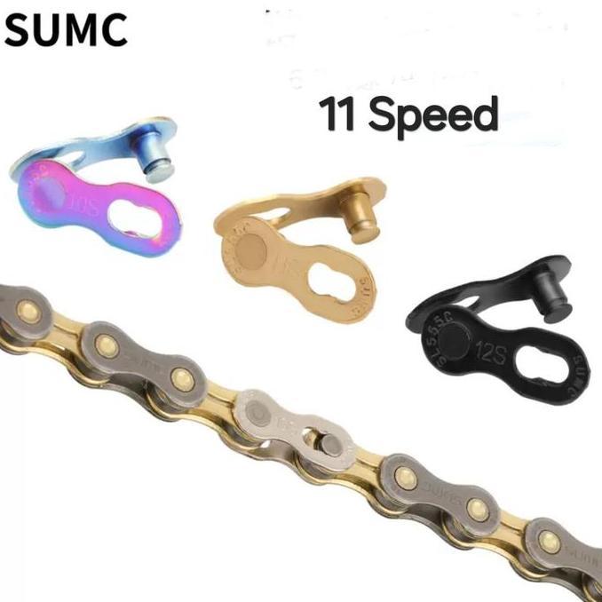 SUMC Sambungan Rantai 11 Speed Gold Missing Quick Link 11 Speed Gold