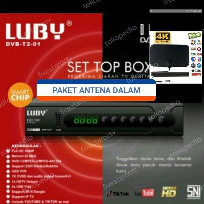 PROMO PAKET TV DIGITAL SET TOP BOX TANAKA + KABEL HDMI