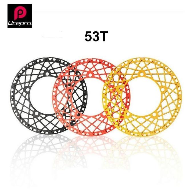 LITEPRO Chainring Spider 53T BCD 130 - Gear Depan Sepeda Lipat
