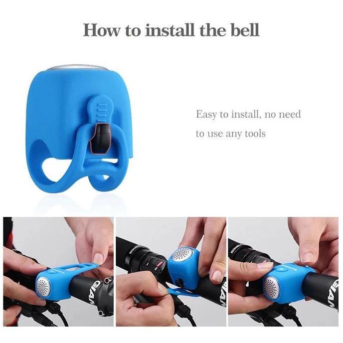 ROCKBROS CB1709 Bel Klakson Elektrik Sepeda 110db - Bel Sepeda Elektrik Klakson Sepeda