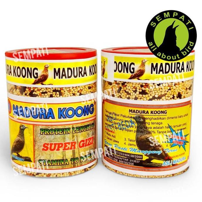SEMPATI Madura Koong Kong Pakan Burung Perkutut Harian Racikan Madura Asli Makanan Perkutut Bangkok 