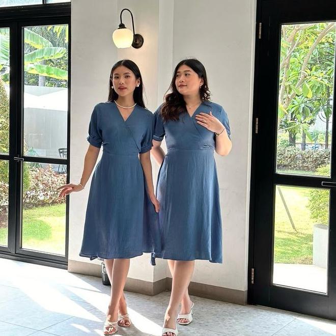 Daphne Dress / Korean Dress / Dress Big Size / Dress / Gaun / Dress Hijab / Dress Midi / Korean Midi