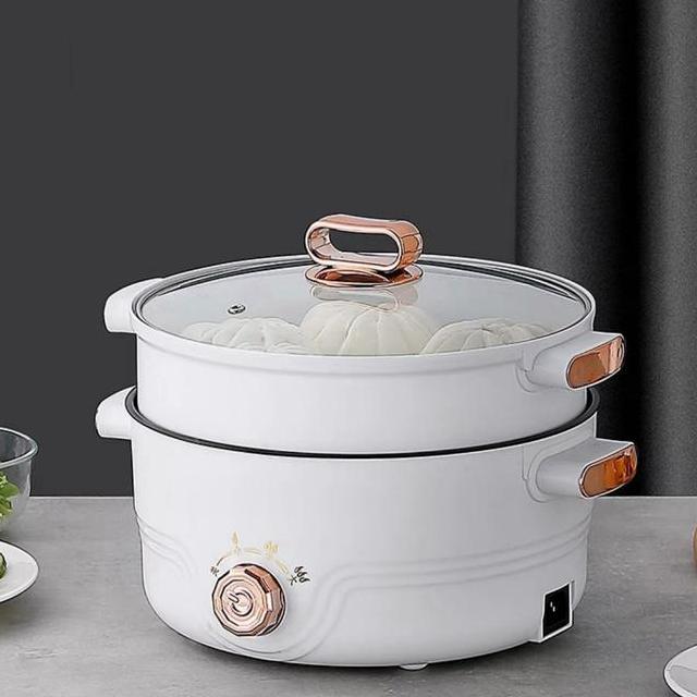 Panci Masak Listrik Serbaguna 22Cm Rosealat Masak Nasi Goreng Tumis Bakar Serbaguna