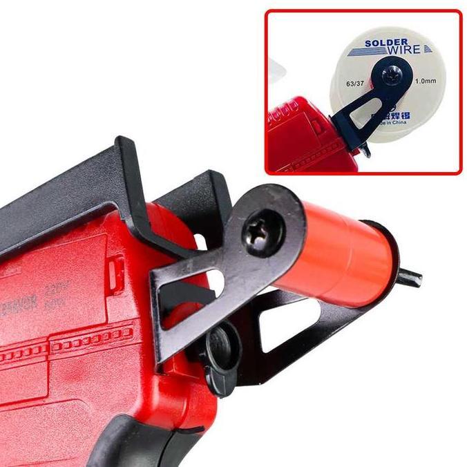 Miliki Solder Listrik Tembak Tin Gun Adjustable Temperature 60W / Solder Iron Automatic Tin Gun 60W 