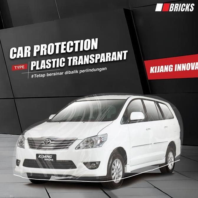 Sarung Mobil Innova Plastik Body Cover Mobil Innova lama Transparan