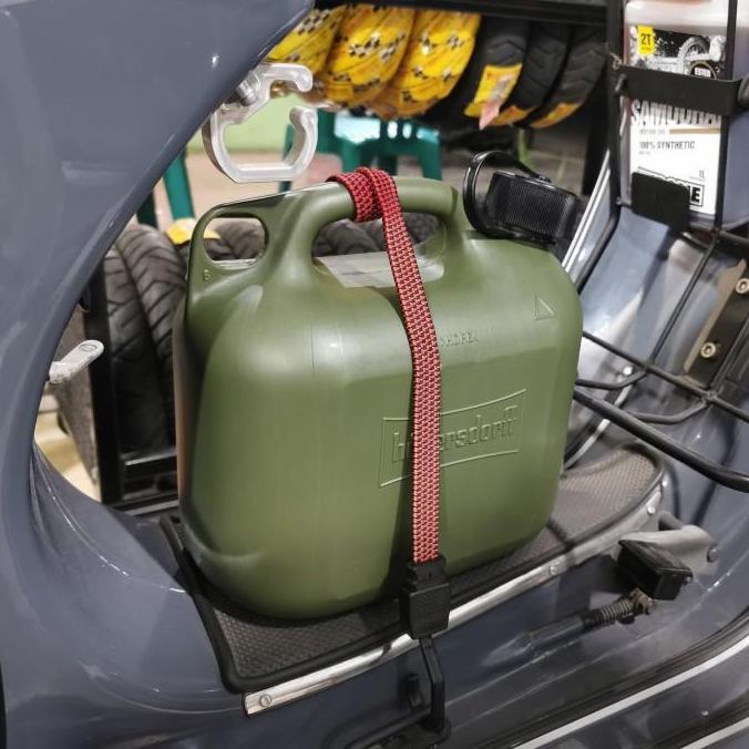 Jerrycan jerigen Bensin cadangan Hunersdorff 5Liter Germany