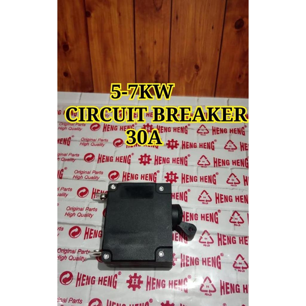 Miliki 5-7Kw Mcb Circuit Braker 30A Genset Bensin 5000 6000 7000 Watt