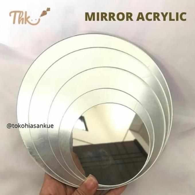Promo Akrilik Mirror Selfie Cake Hiasan Kue COD
