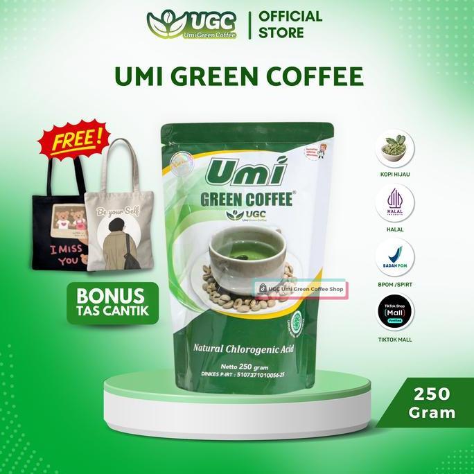 Cukafindan_ - Ugc Umi Green Coffee Ori Kopi Hijau Organik 250Gr